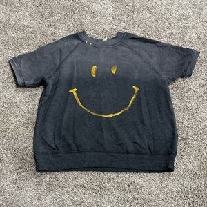 I Stole My Boyfriends Shirt Smiley Face Shorty Sweatshirt